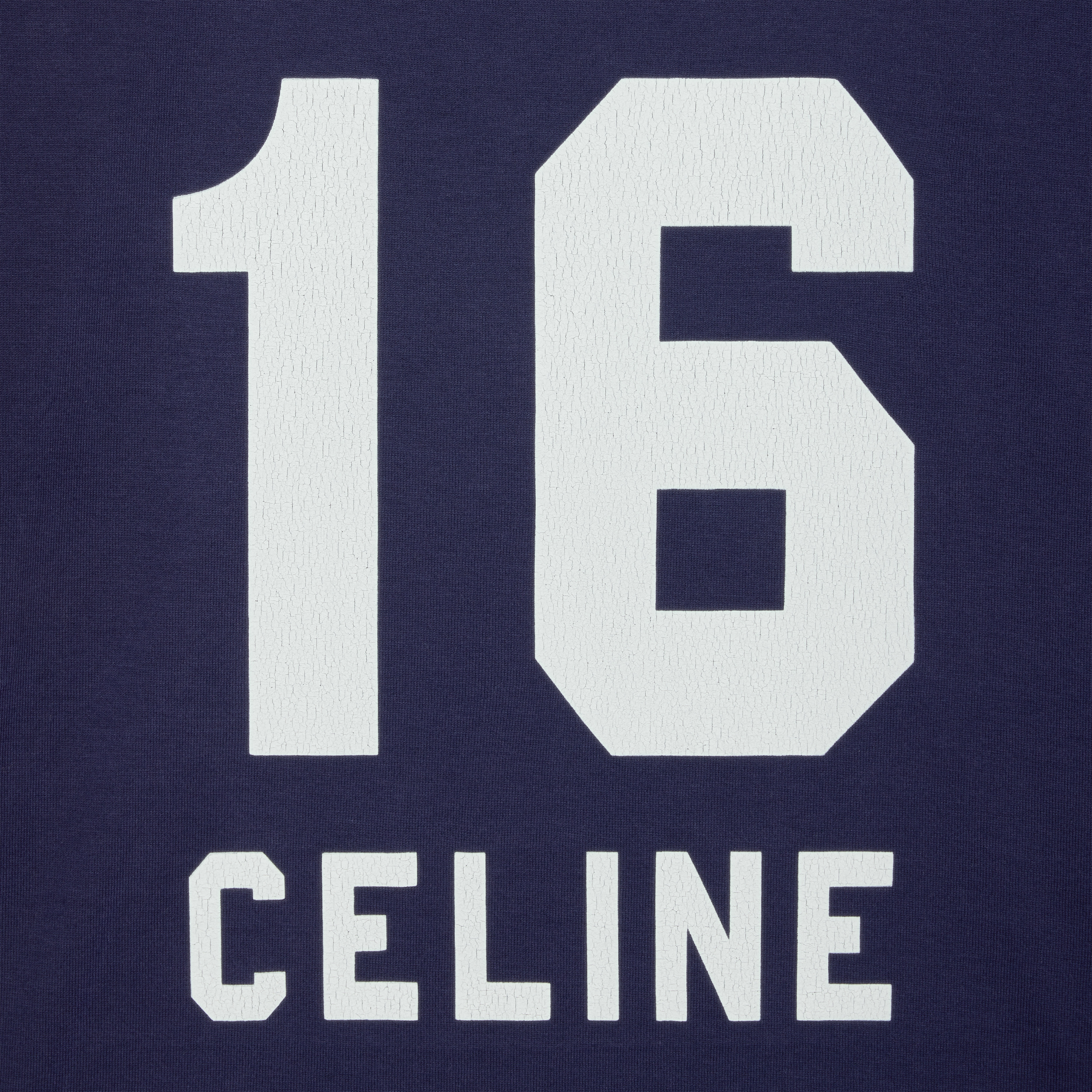 t-shirt 70's cropped celine jersey coton - 4