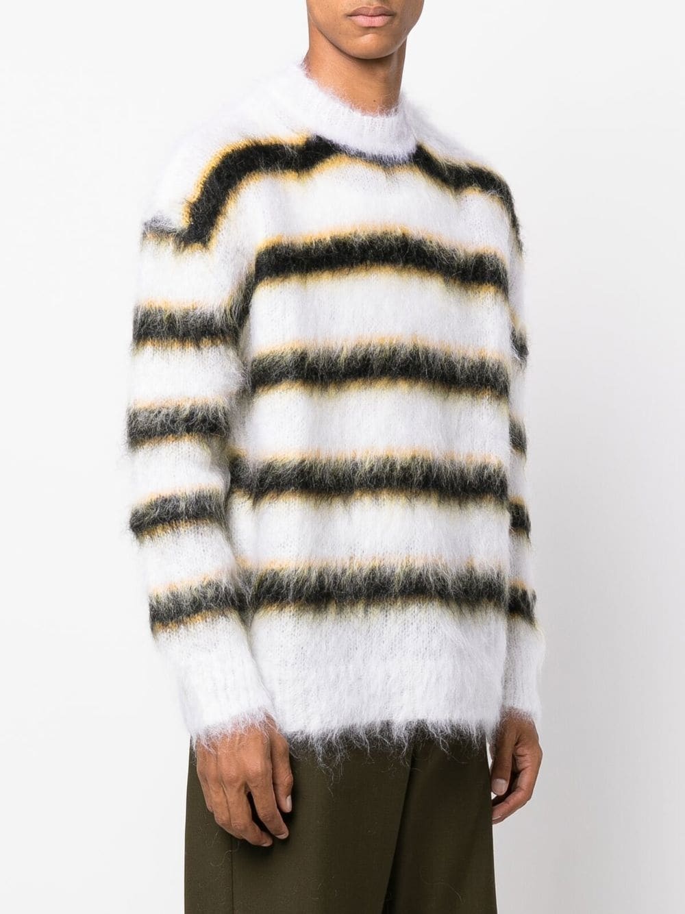 striped mohair jumper - 3