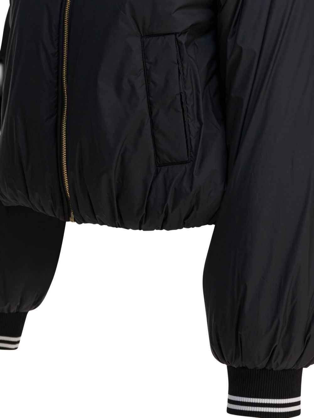 high-neck zip-front jacket - 3