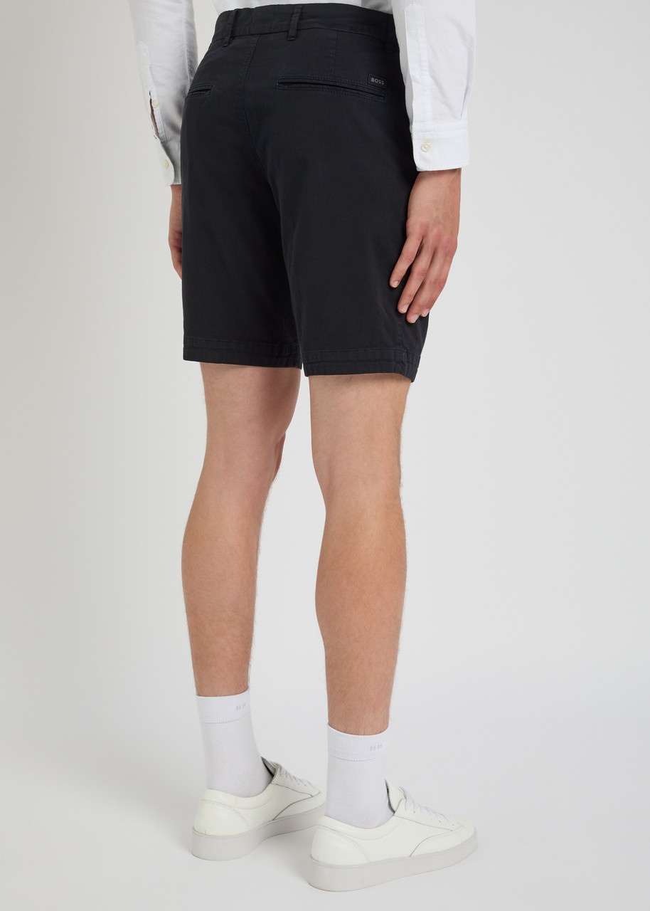 Boss H-slice Stretch-cotton Shorts - 3