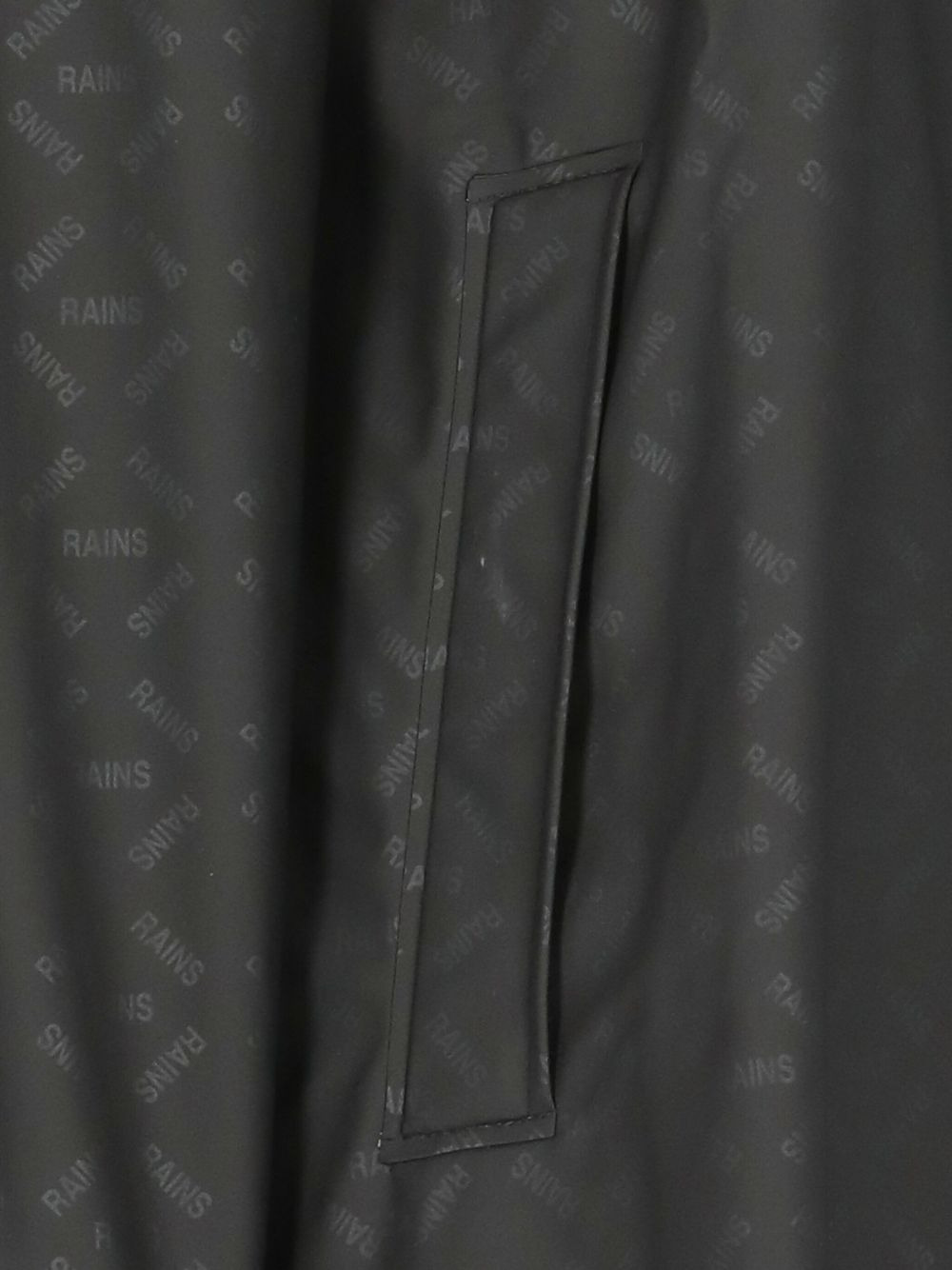 logo-print hooded raincoat - 3