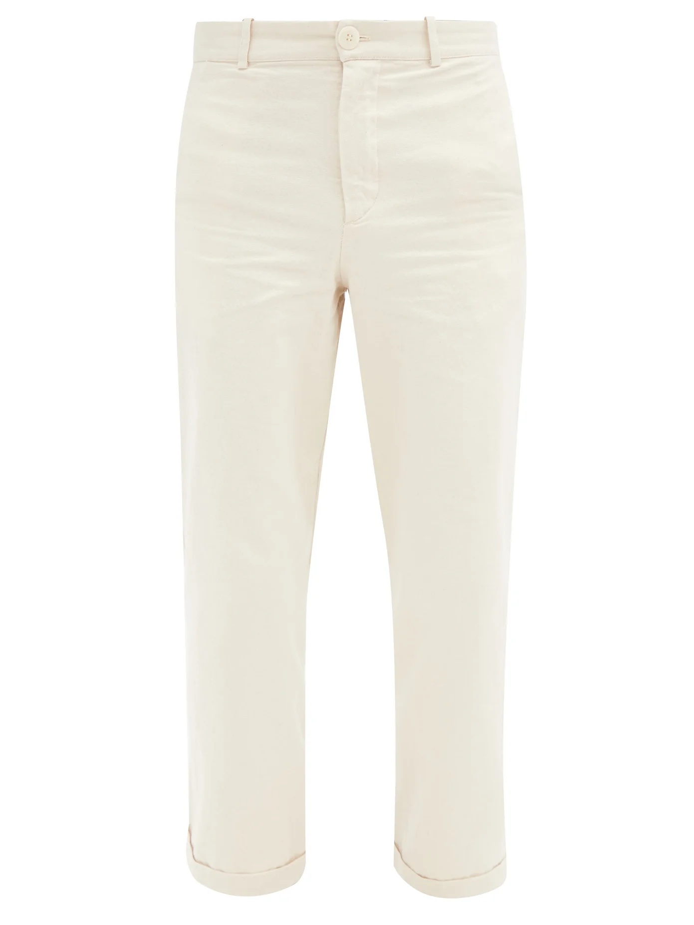 The Bricklayer cropped cotton-canvas trousers - 1