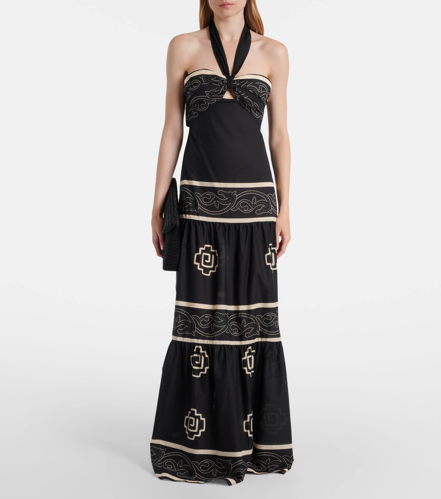 Orilla Del Mar cotton poplin maxi dress - 2