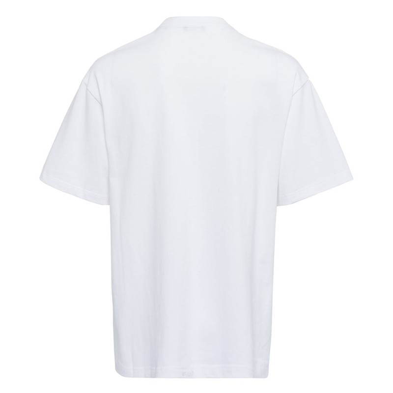 We11done White Ribbon Multi-Logo T-Shirt outlook