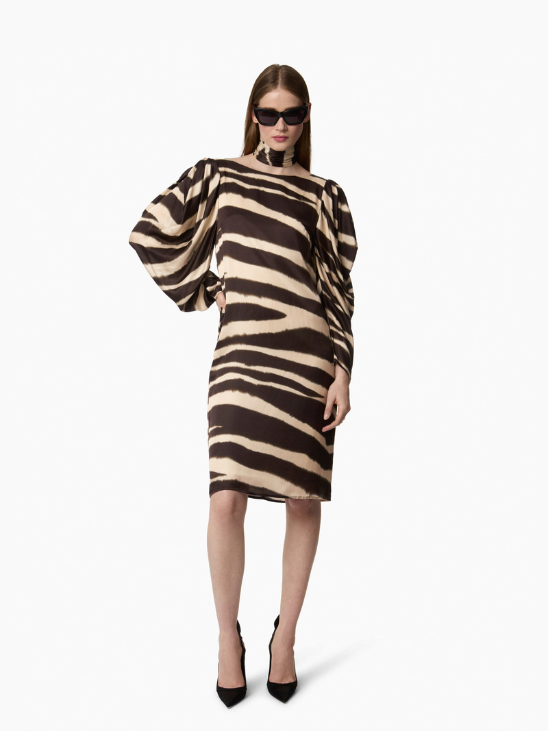 Midi Satin Dress 1