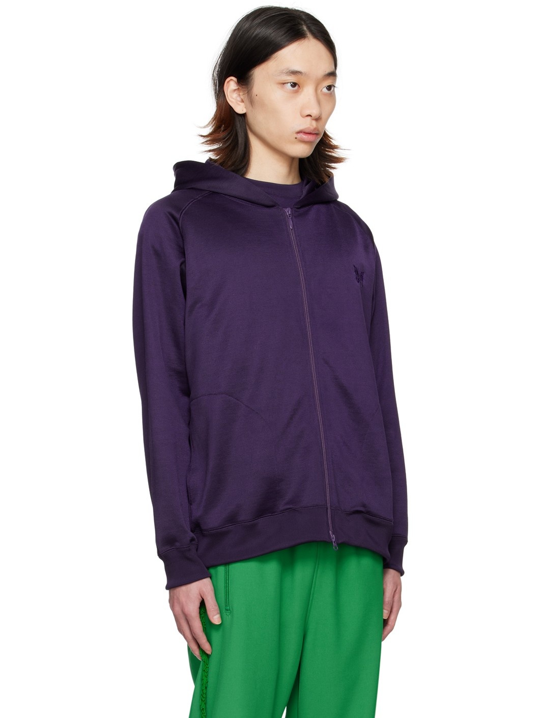 Purple Zip Hoodie - 2