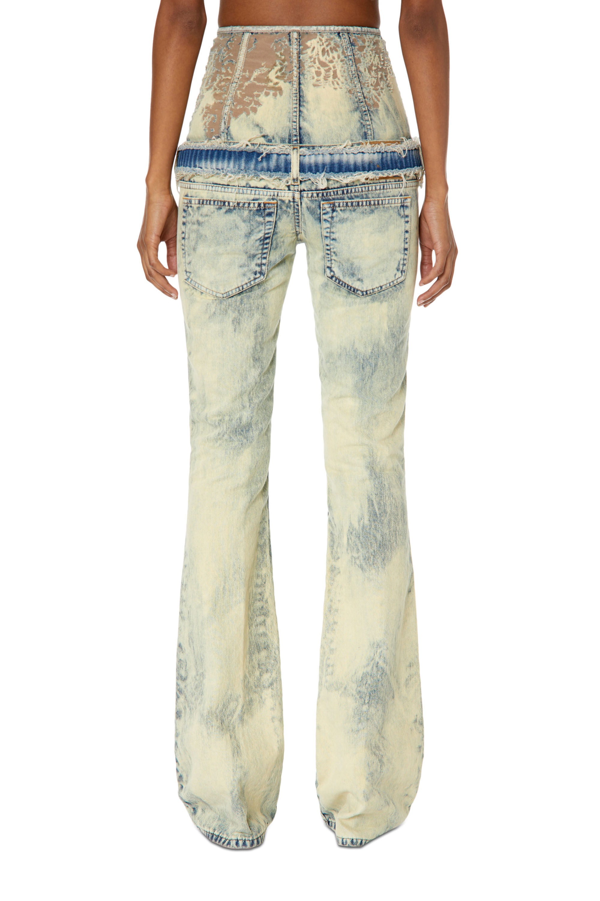 BOOTCUT AND FLARE JEANS 1969 D-EBBEY 068GP - 5