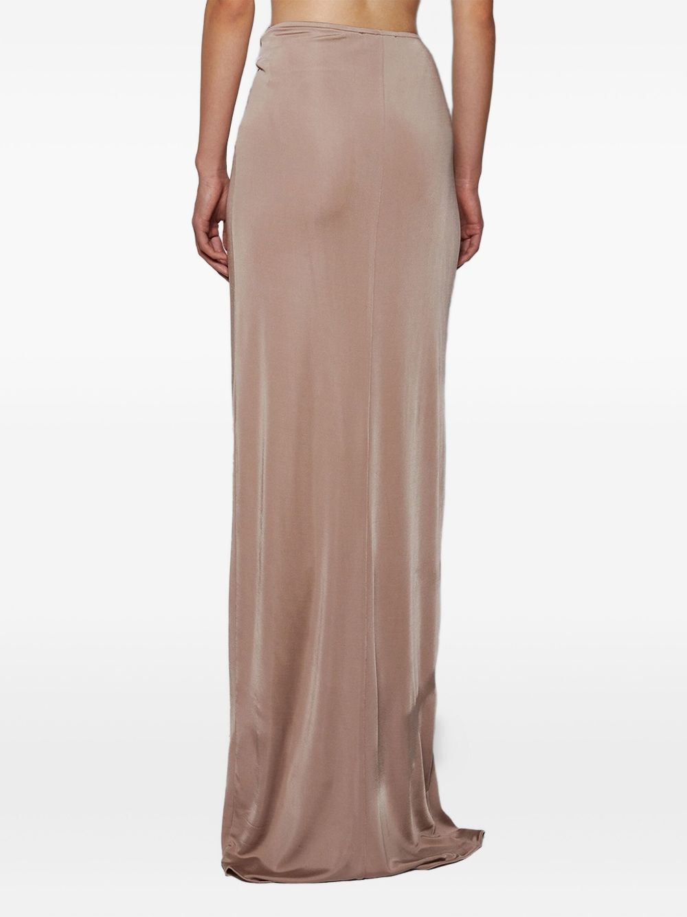 twisted-detail maxi skirt - 5