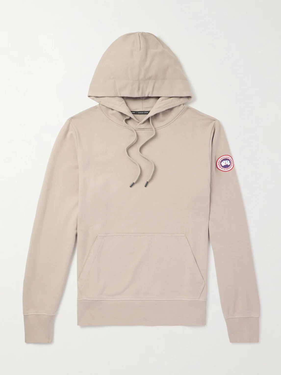 Huron Logo-Appliquéd Organic Cotton-Jersey Hoodie - 1