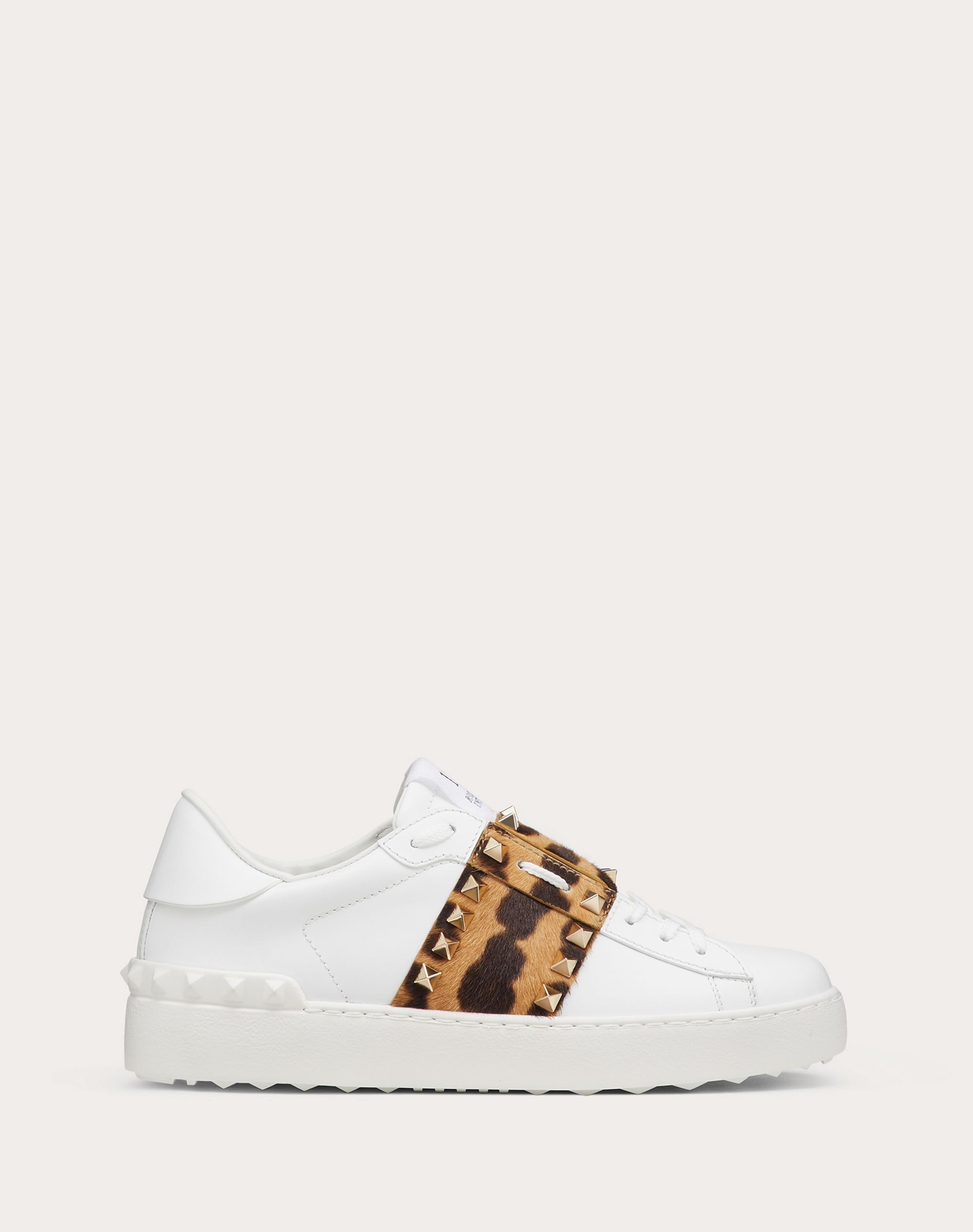 ROCKSTUD UNTITLED CALFSKIN SNEAKER - 1