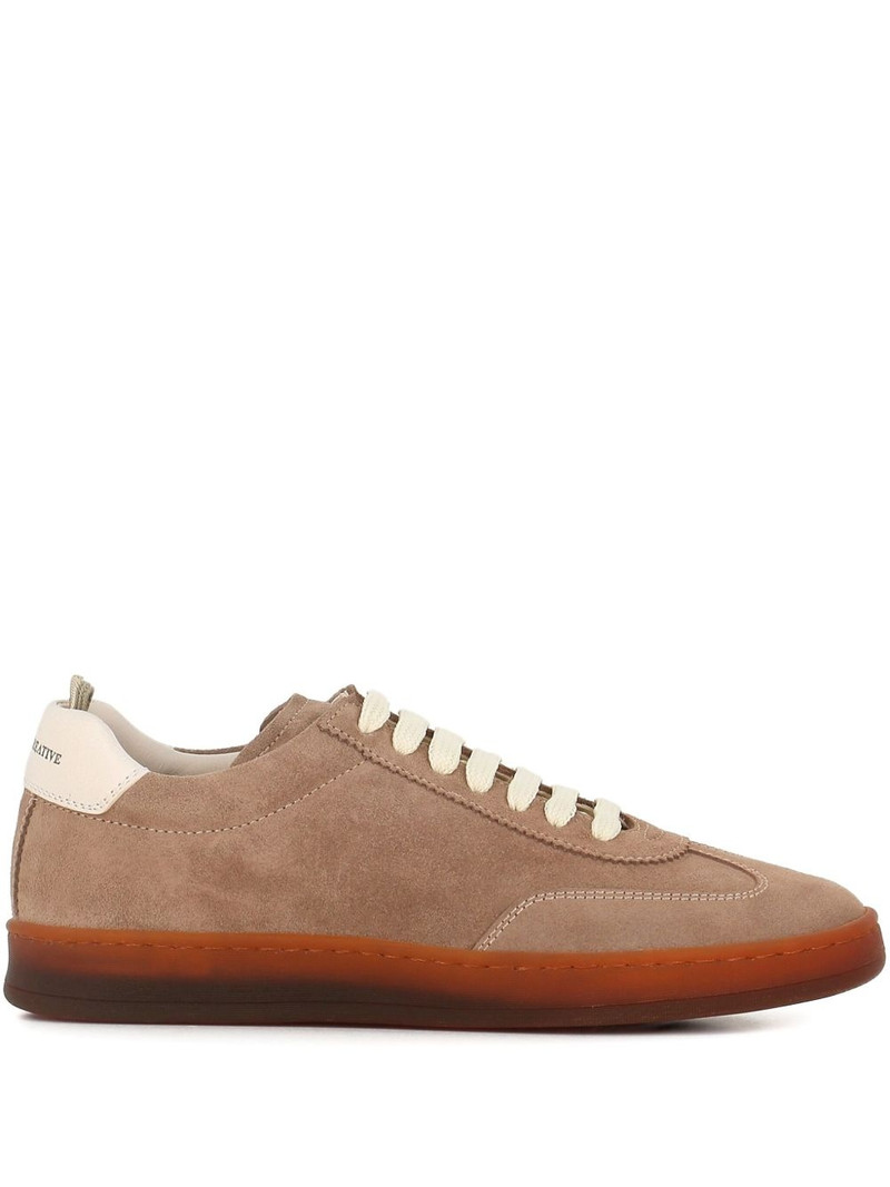 suede lace-up sneakers 1