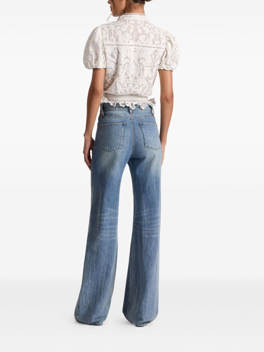 Loryn lace-trimmed blouse - 3