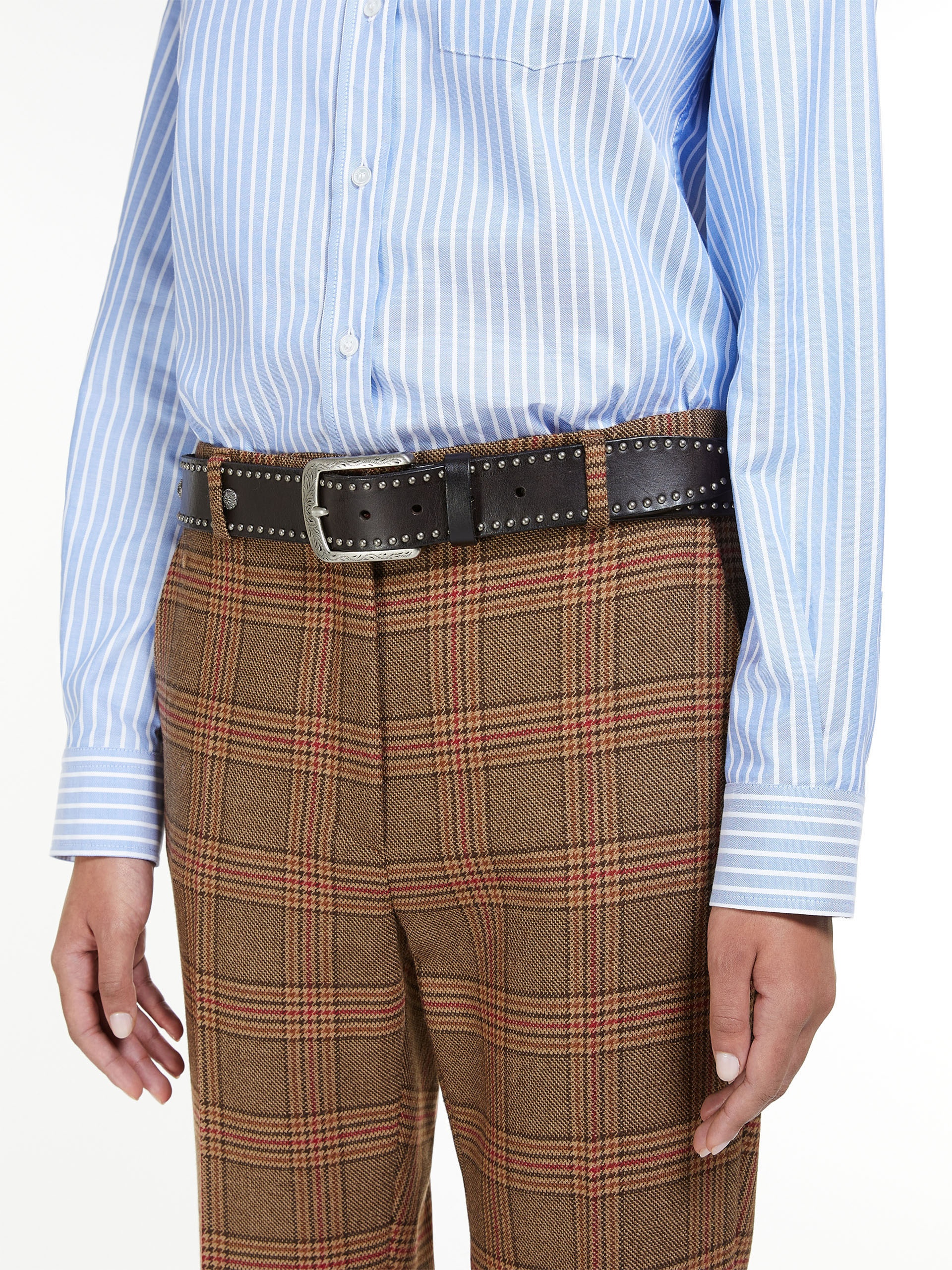 GITANO Studded leather belt - 3