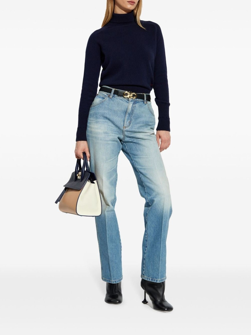 Victoria Beckham high-rise straight-leg jeans outlook