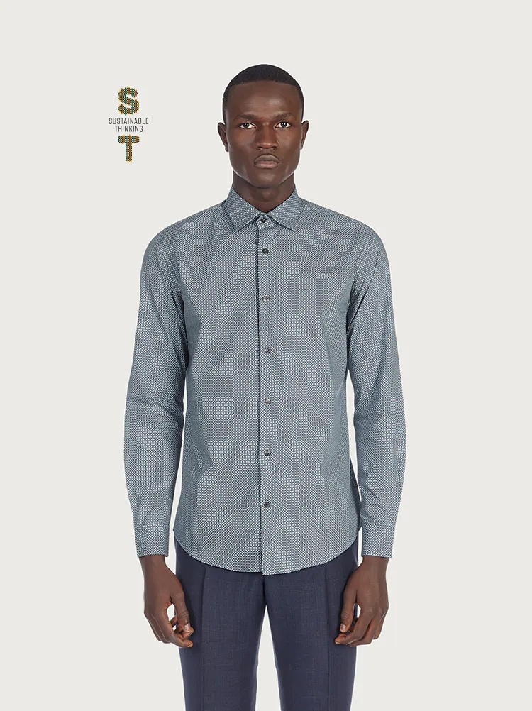 LONG SLEEVED COTTON SHIRT - 2