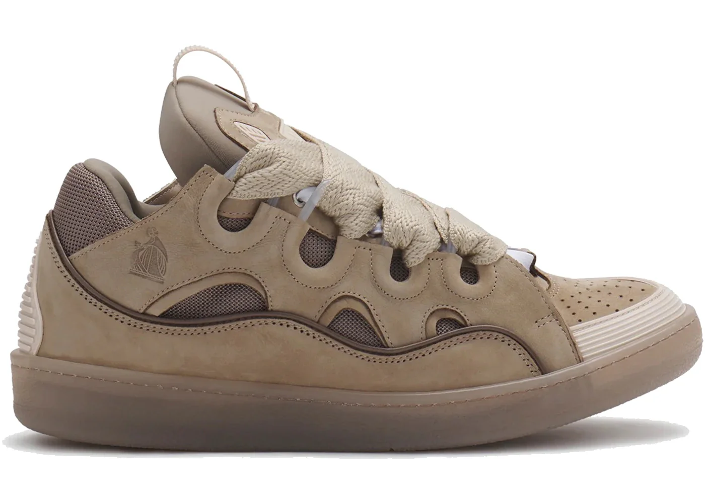 Lanvin Leather Curb Taupe - 1