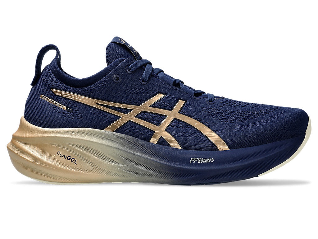 ASICS Gel-Nimbus 26 Sneakers 'Navy Silver Gold' 1011B946-400 - 2