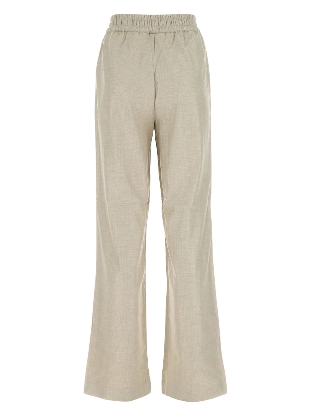 drawstring straight-leg trousers - 2