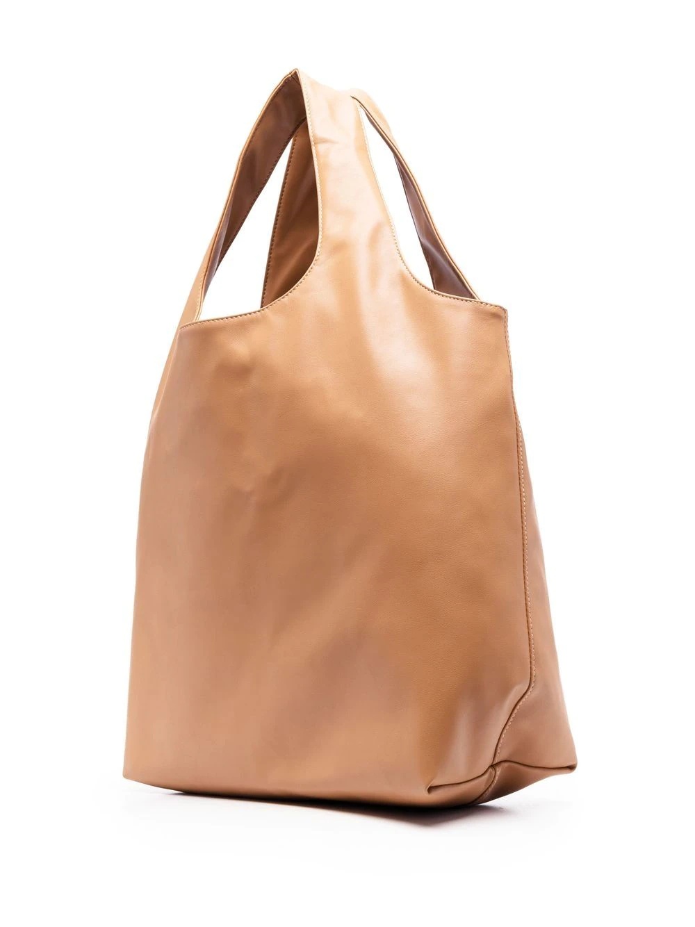 logo-print leather tote bag - 4