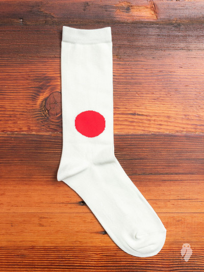 Blue Blue Japan Japanese Flag Socks in Natural outlook