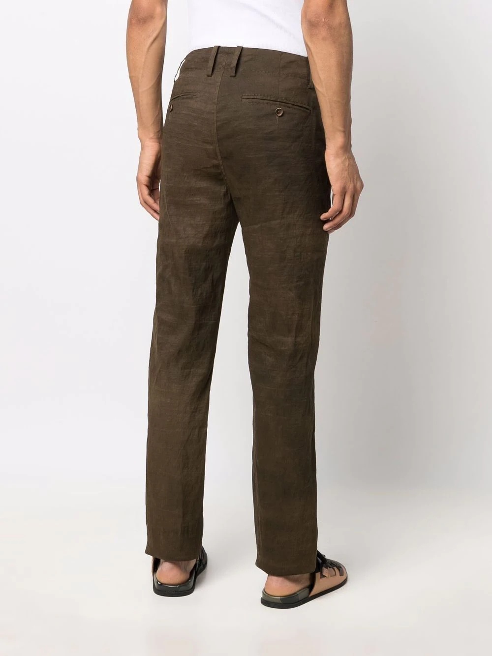 straight-leg trousers - 4