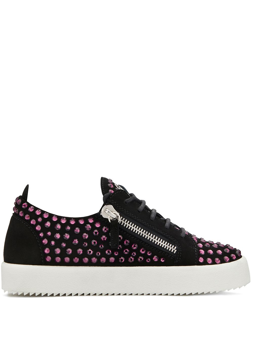 Doris crystal-embellished sneakers - 1