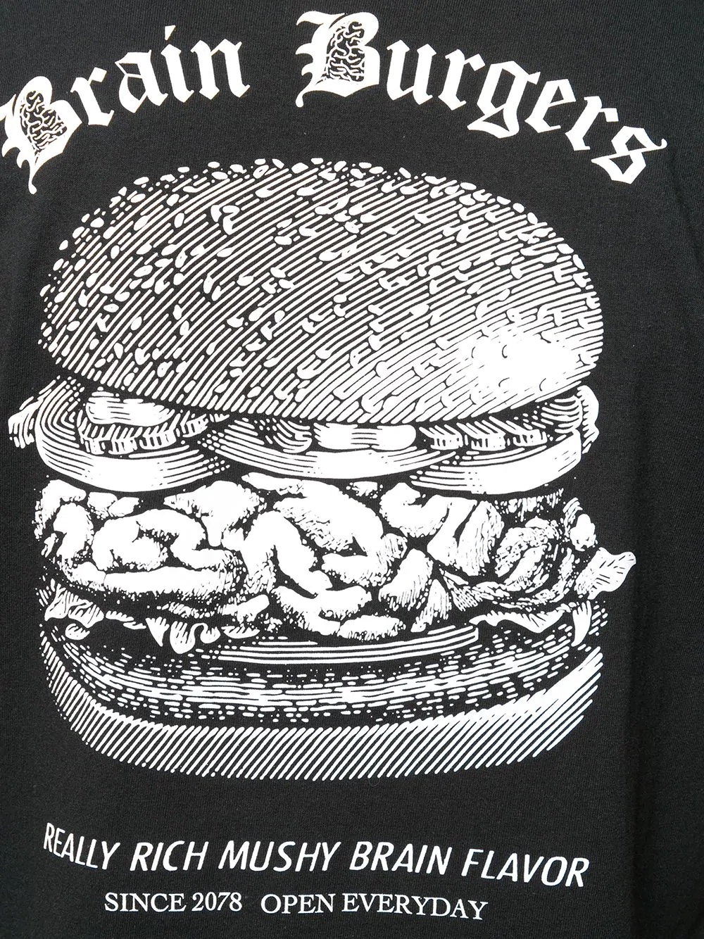 Brain Burgers round-neck T-shirt - 5