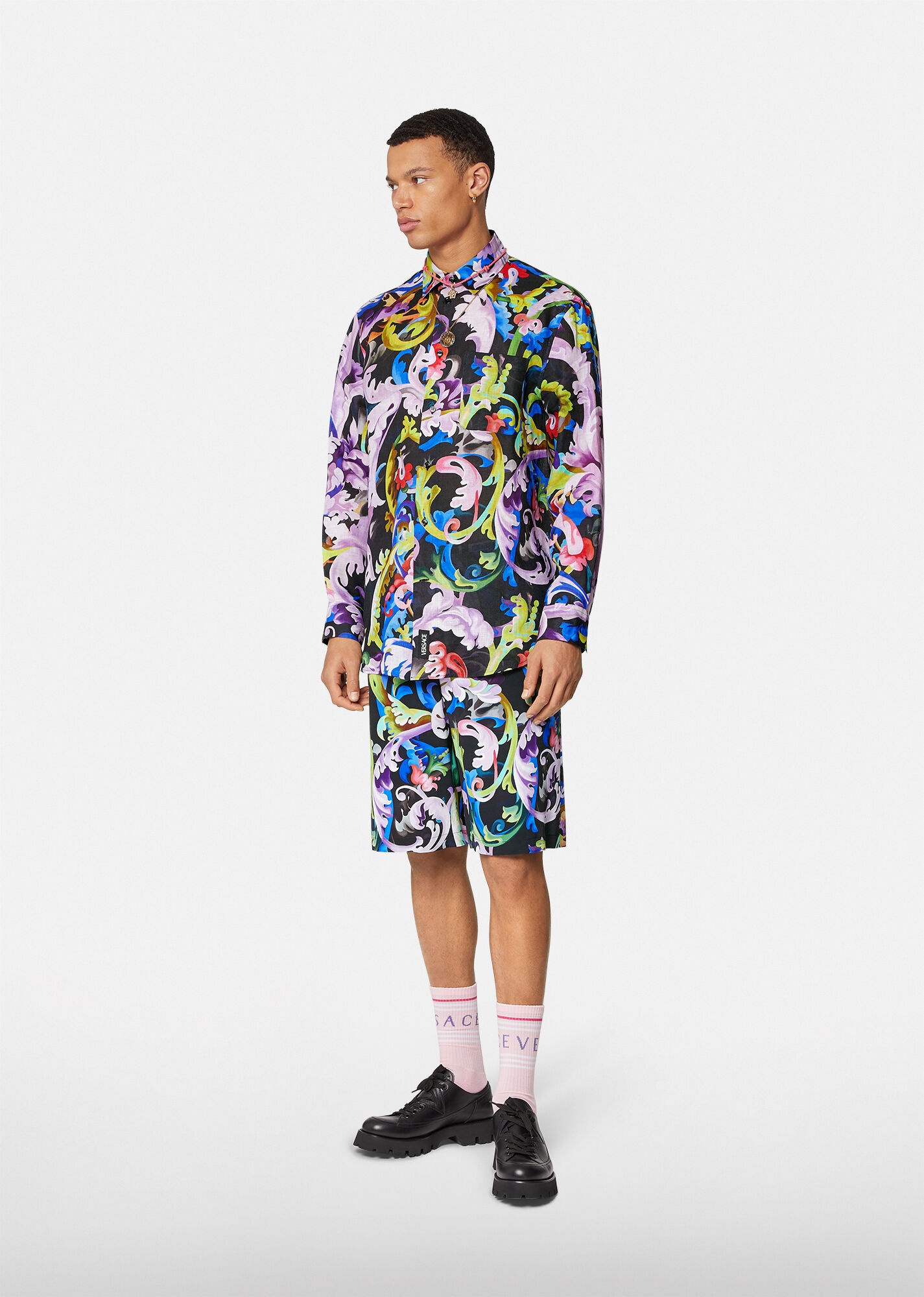 Baroccoflage Print Shorts - 4