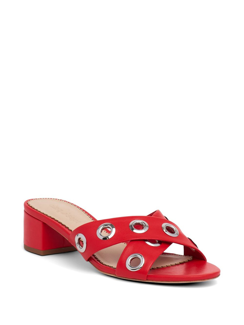 Cinq à Sept Maya criss-cross heeled sandals outlook