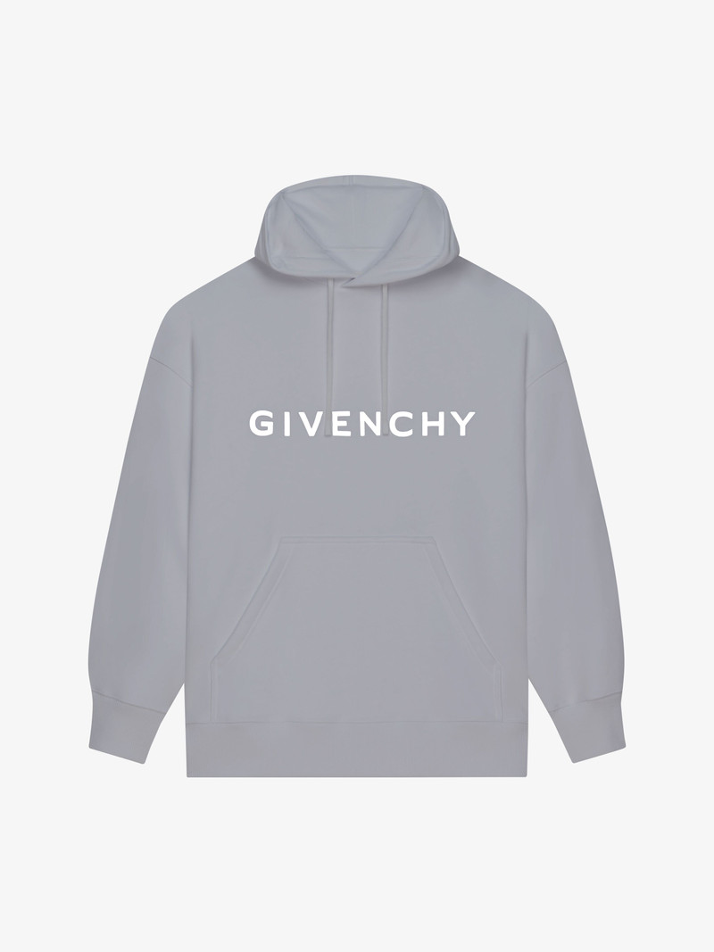 REFLECTIVE GIVENCHY SLIM FIT HOODIE IN COTTON 7