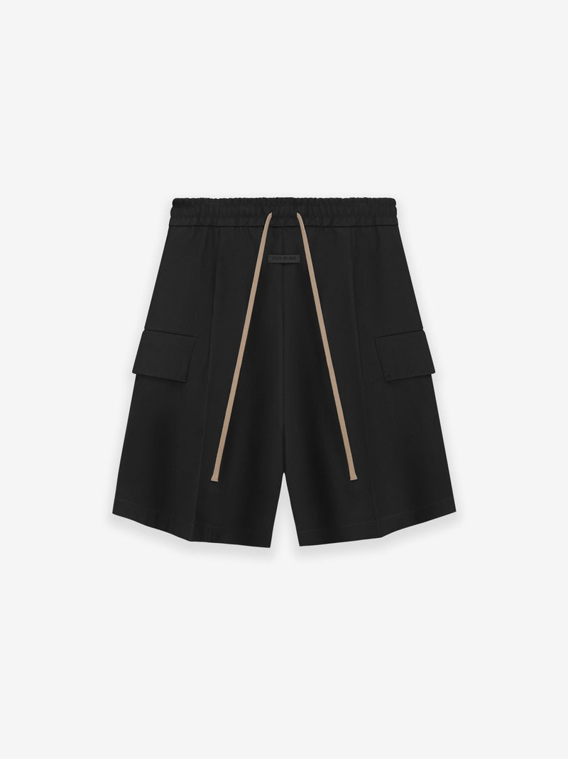 Weighted Twill Cargo Shorts 1
