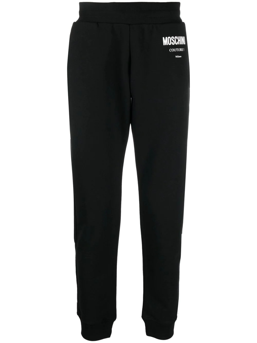 logo-print detail track pants - 1