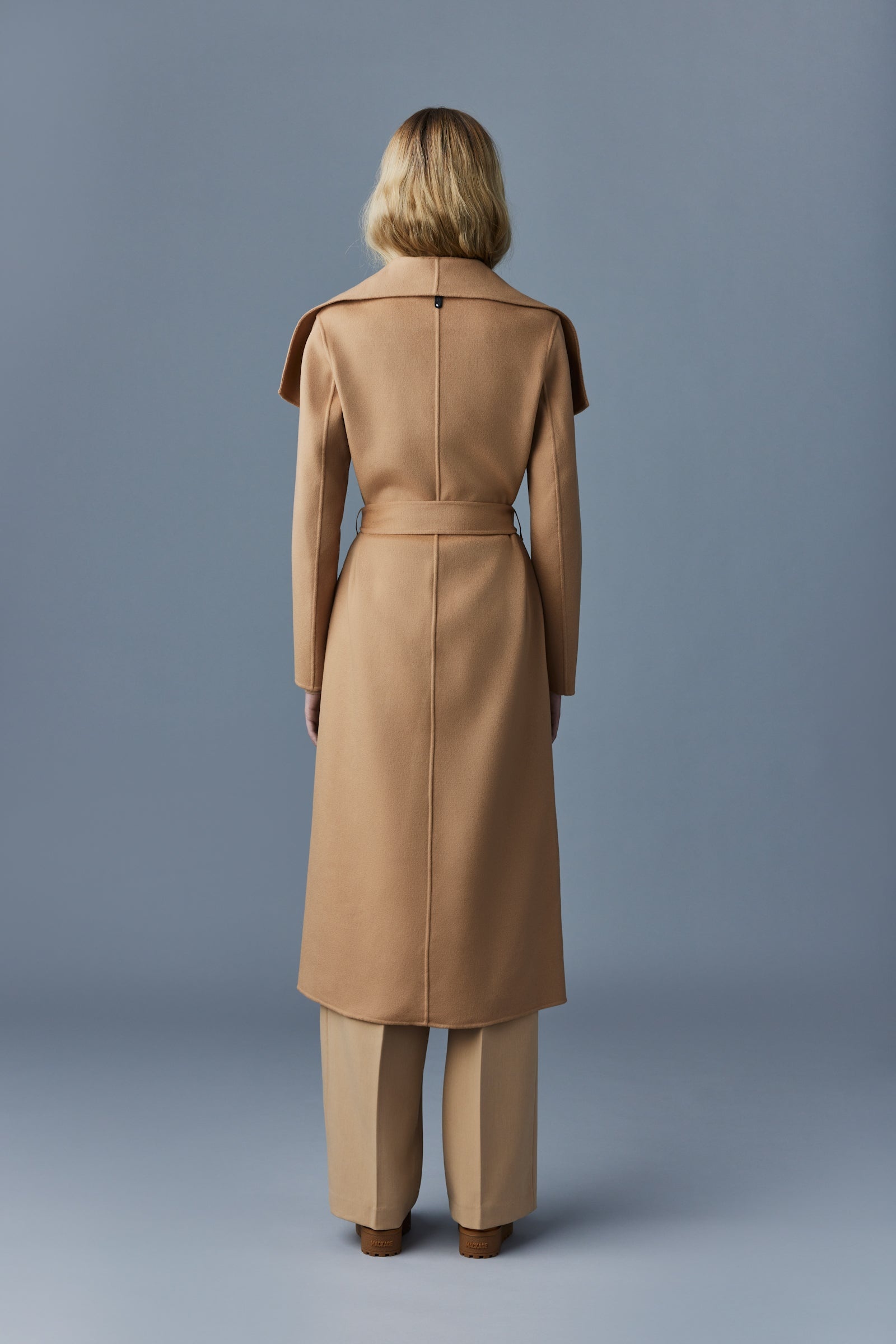 MAI-CN Double-face wool wrap coat - 4