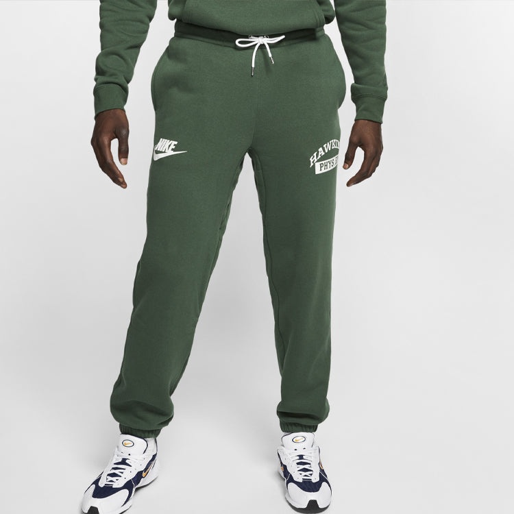 Nike X Stranger Things Sweat Pant Crossover Casual Sports Pants US Edition Green CQ3656-323 - 3