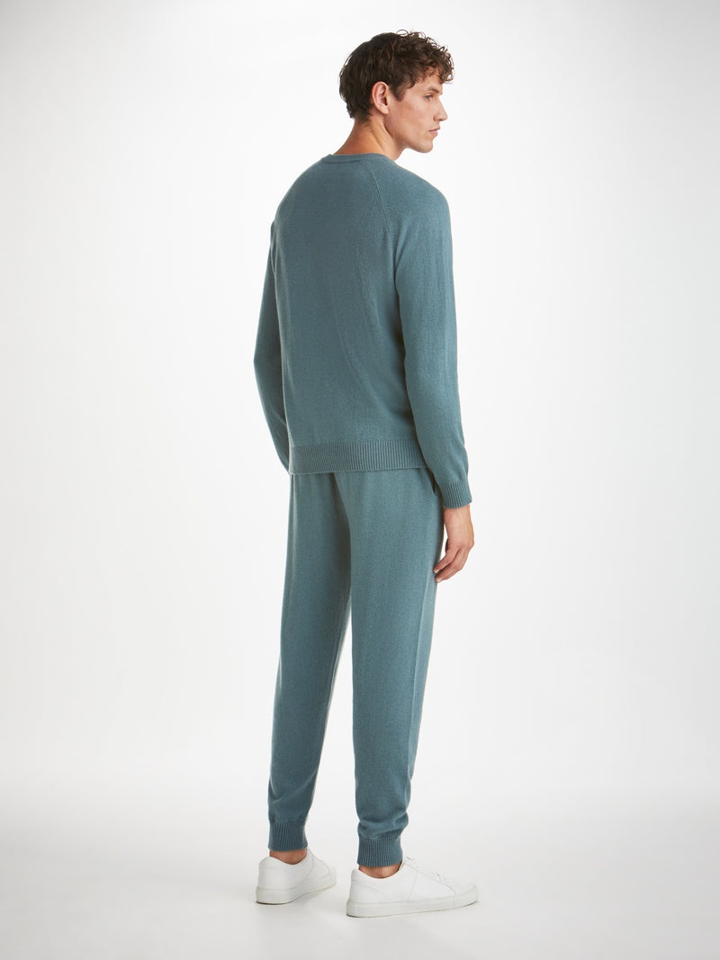Men's Sweater Finley Cashmere Teal - 4