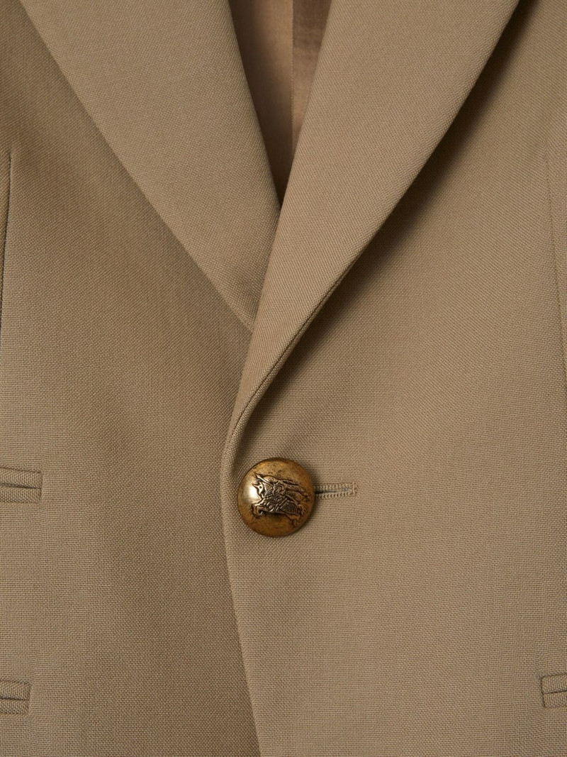 Burberry wool single-breasted blazer outlook