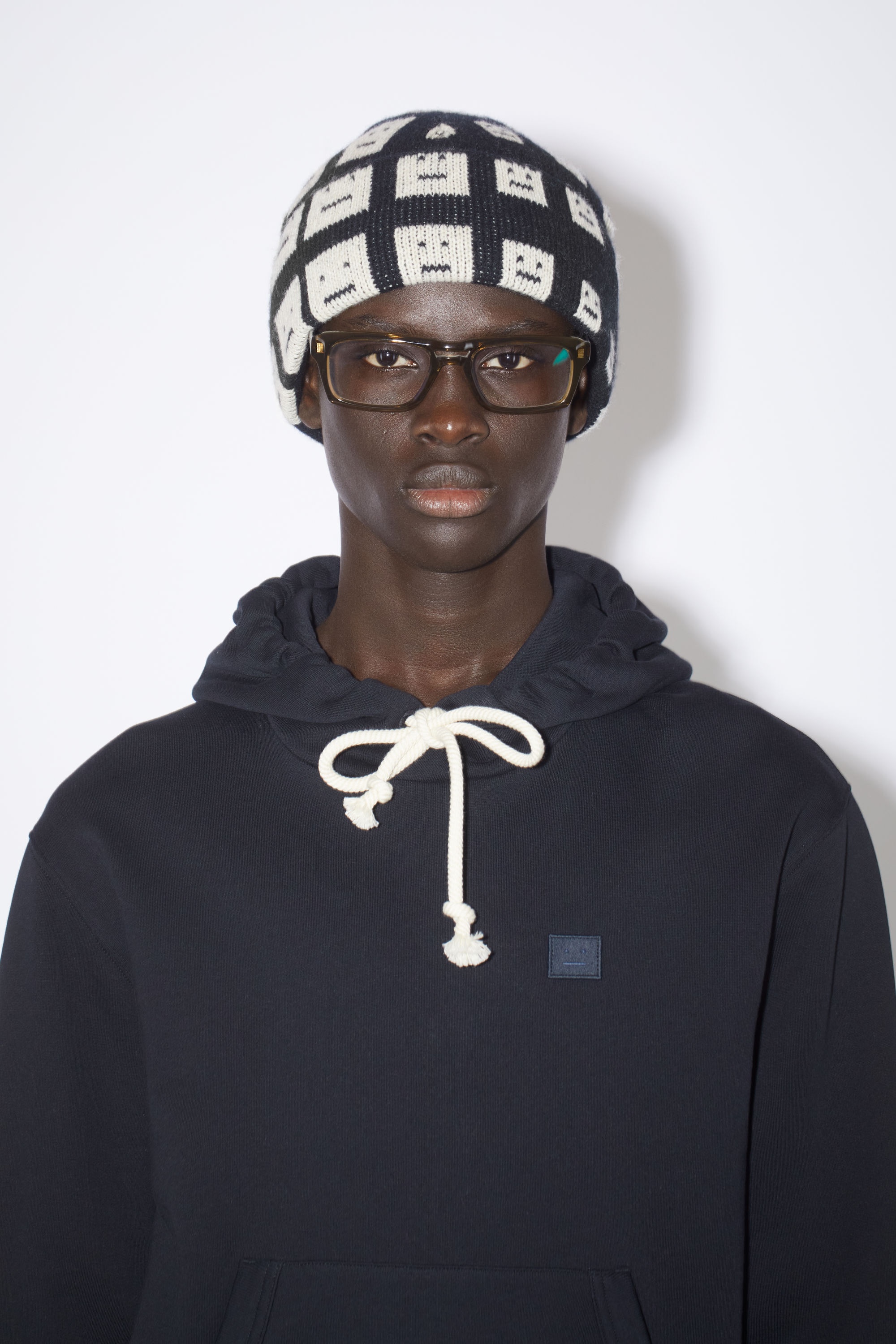 Knit beanie - Black - 3