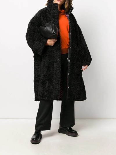 Diesel reversible oversized teddy coat outlook