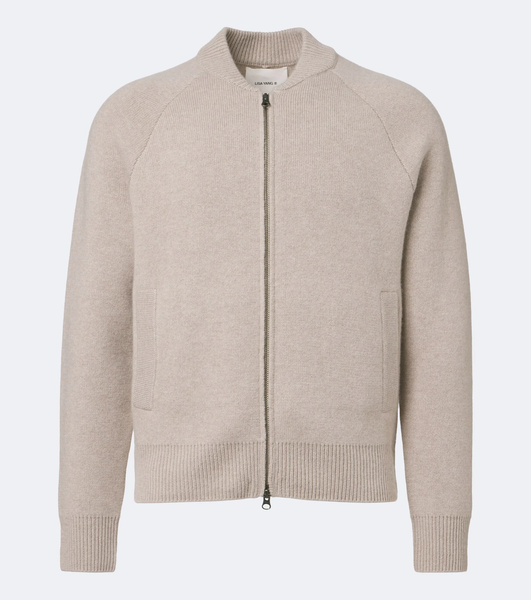 Fionn cashmere zip-up cardigan - 1