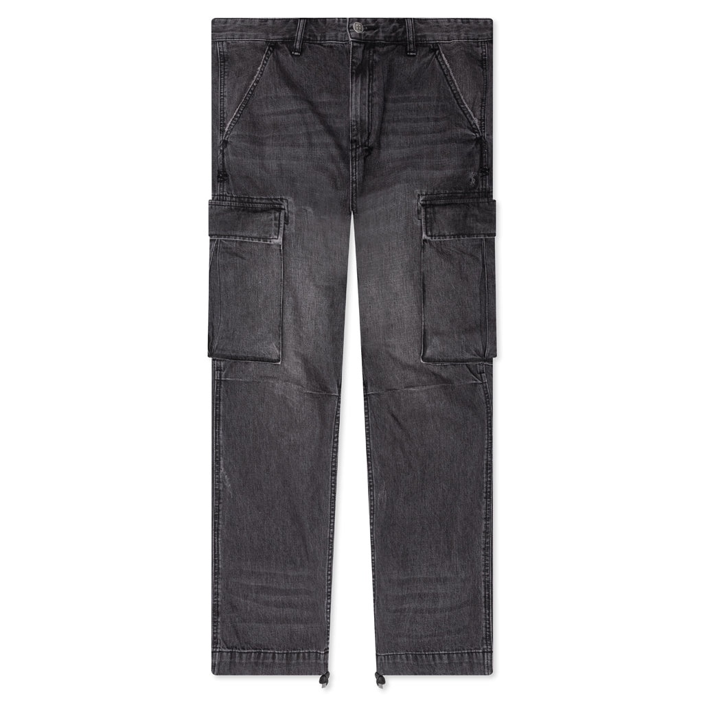 RIOT CARGO PANTS - FADED BLACK - 1