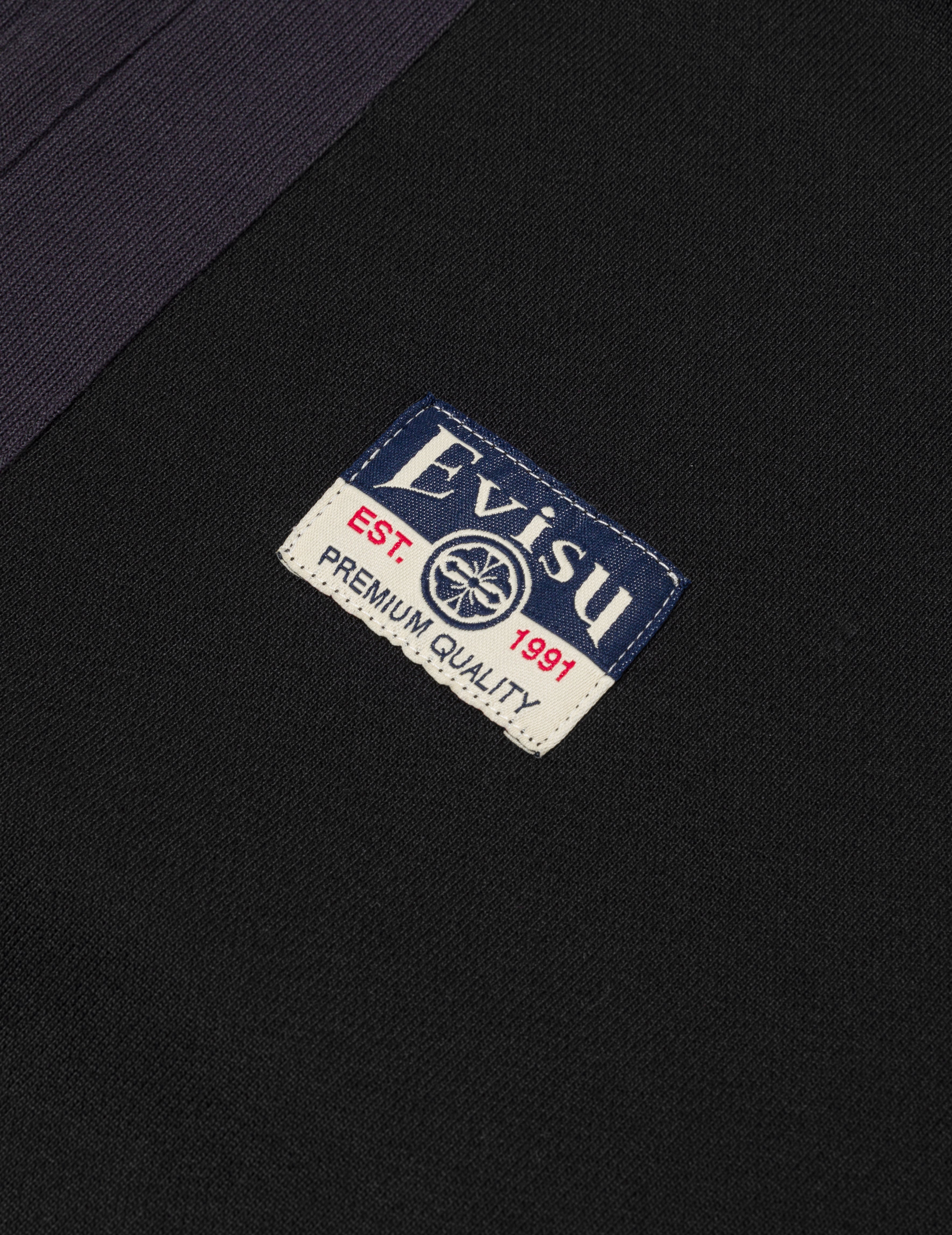 Panel Blocking with Colorful Logo Print Relax Fit Sweatpants - 6