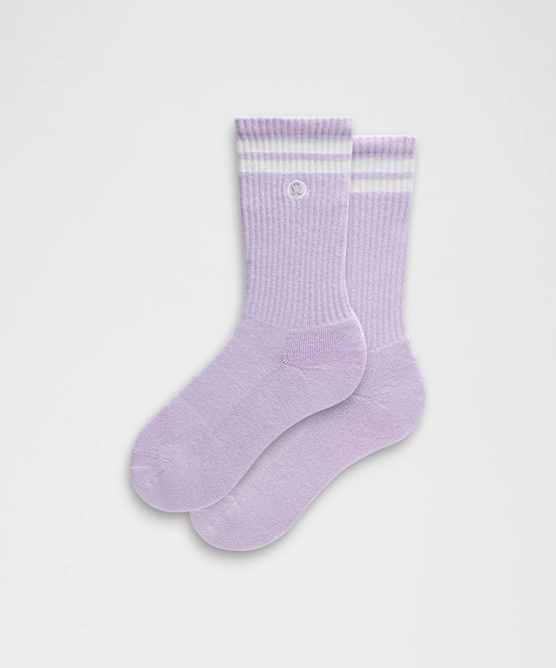 Unisex Daily Essential Crew Socks *Stripe 1