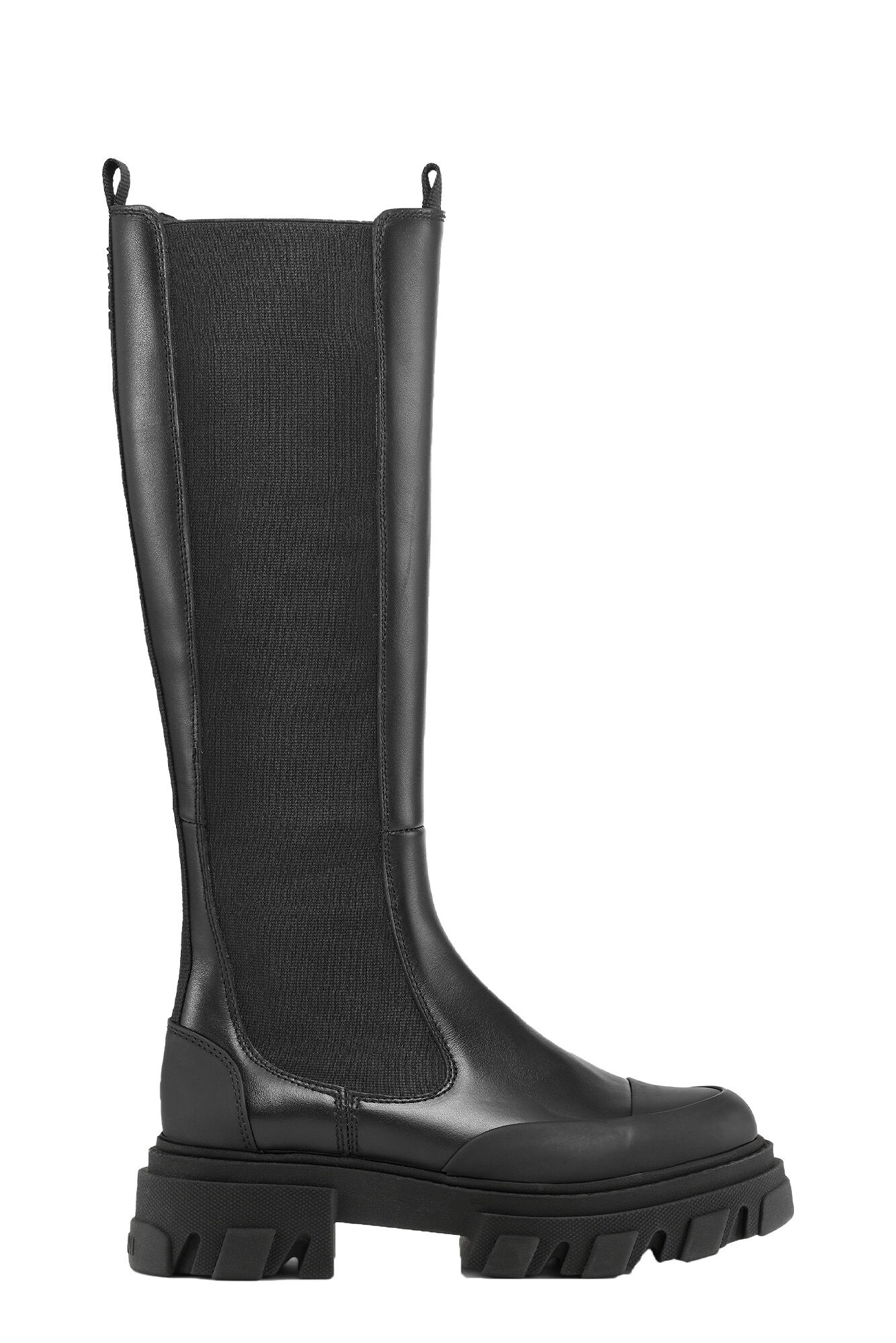 【送料&関税込】Ganni Chelsea Creepers Boots With Maxi Sole Ganni Creepers Leather Chelsea Boots on SALE | Saks OFF 5TH