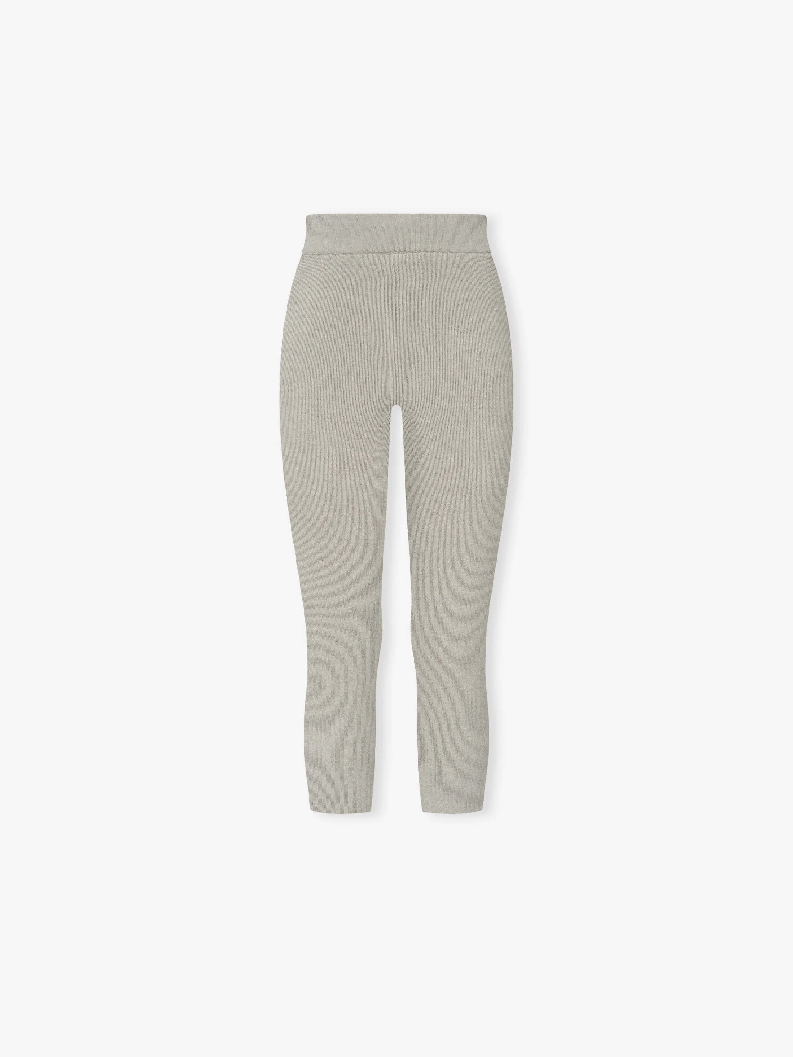 Womens Rib Knit Capri - 1
