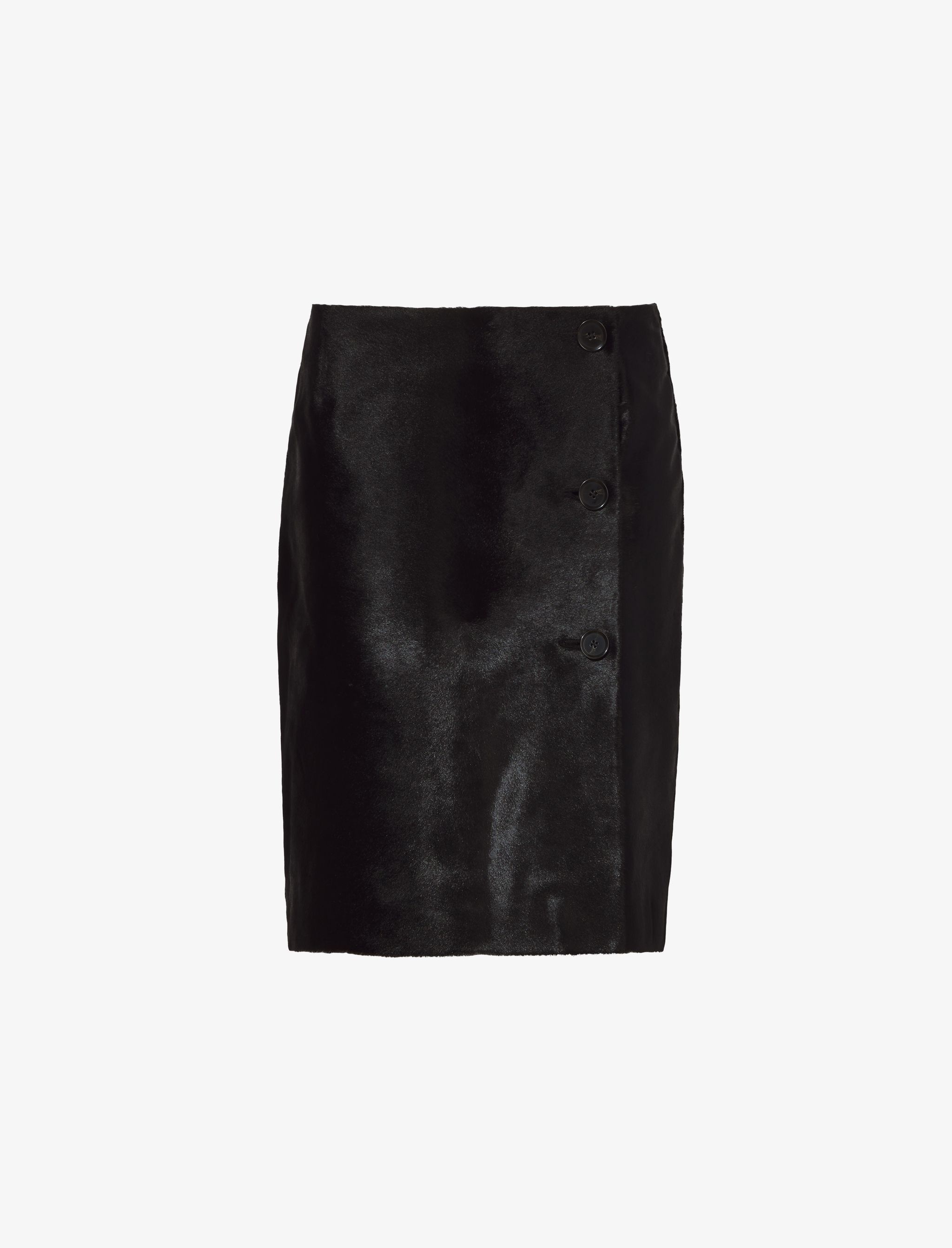Solid Haircalf Skirt - 1
