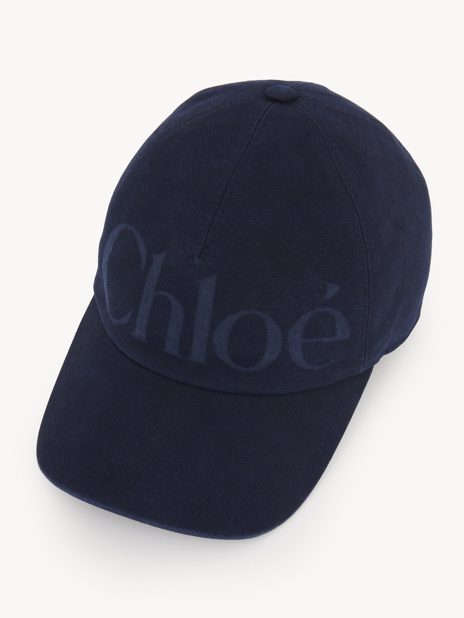 THE CHLOÉ ESSENTIALS CAP IN WASHED COTTON - 3