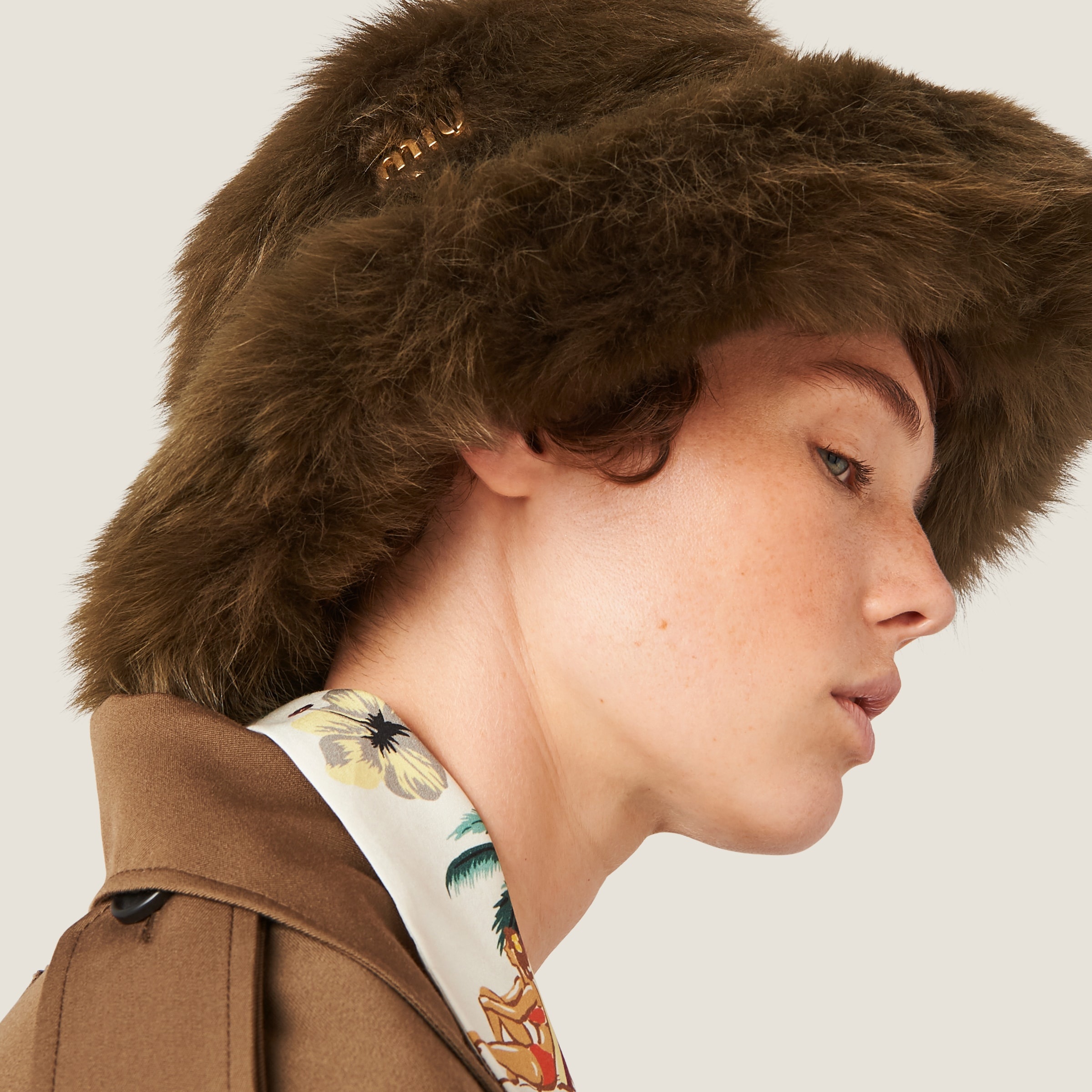 Shearling hat - 1