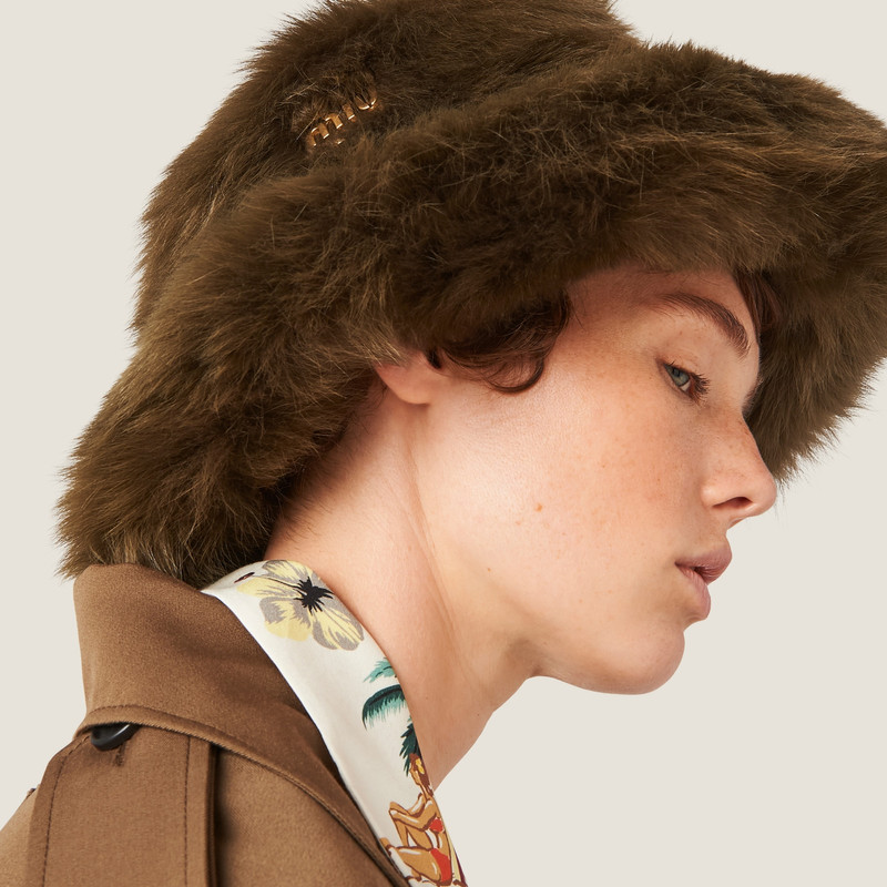 Shearling hat 1
