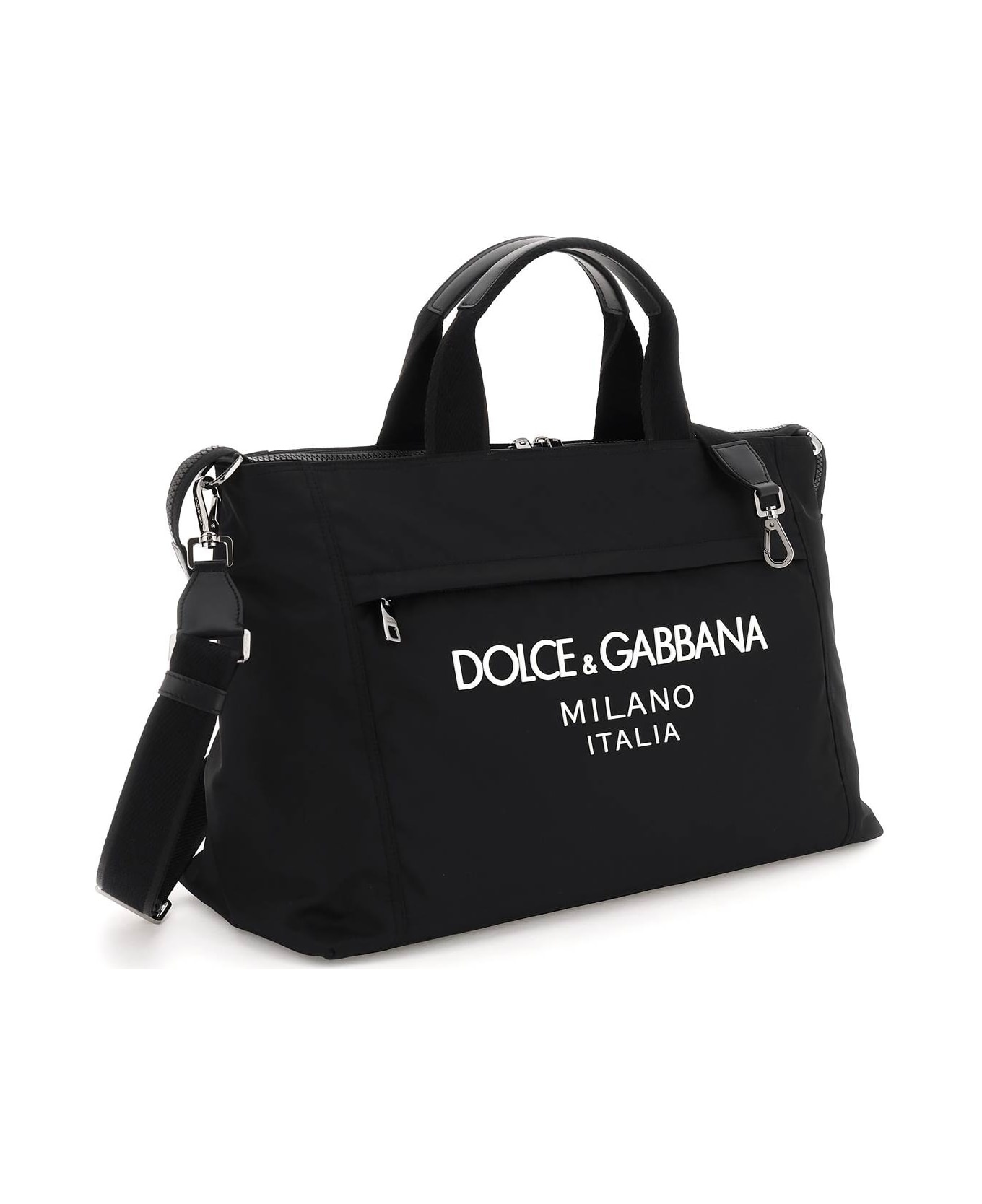 Logo Printed Zipped Travel Bag - 4