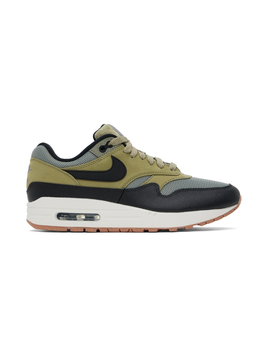 Green & Black Air Max 1 Sneakers - 1